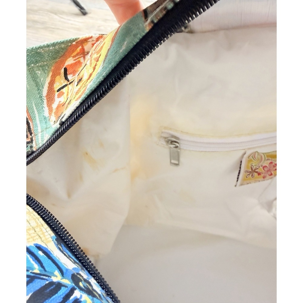 Women's Sun N Sand Lindi Dobrott Beach Bag Pineapple Coastal Tropical Resort - Picture 10 of 16